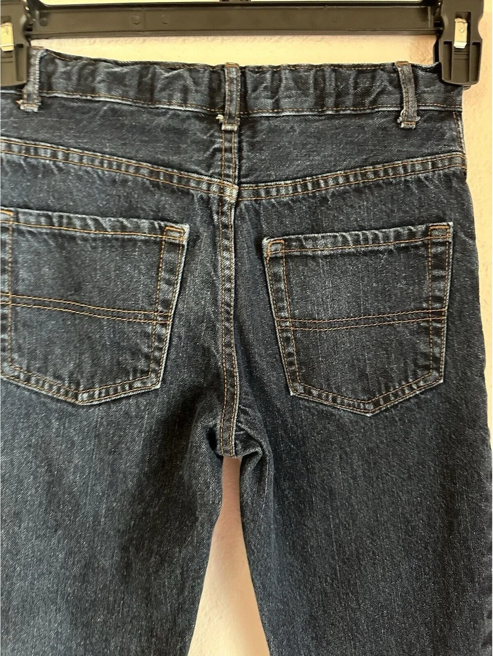 Childrens Place Straight Fit Jeans Boys Size 10 Medium/Dark Wash Minimal Wear